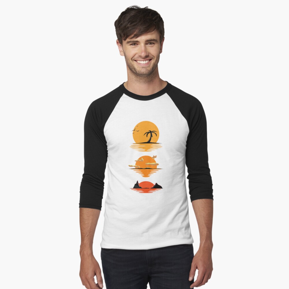 Aperçu de l'œuvre T-shirt baseball manches ¾ créée et vendue par CAT-LUVERS.