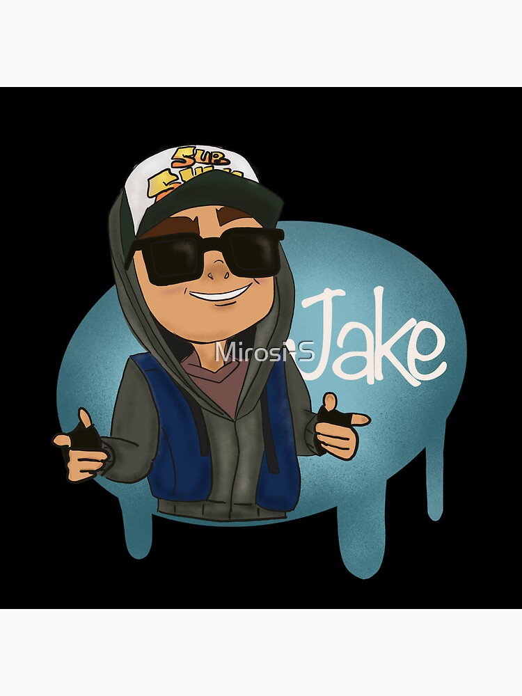 Subway Surfers Jake Collage | Greeting Card