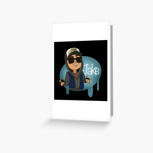 Subway Surfers Jake Collage Greeting Card for Sale by HEARTTOART