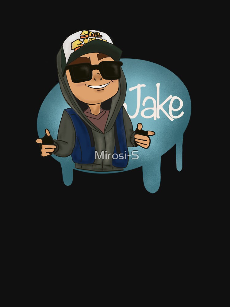 Retro Badge Subway Surfers Jake