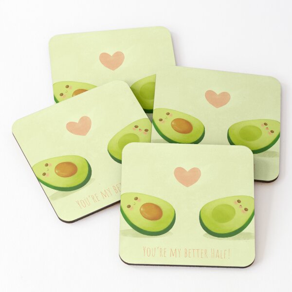 Item preview, You're my better half - cute avocado designed and sold by Jinosart.