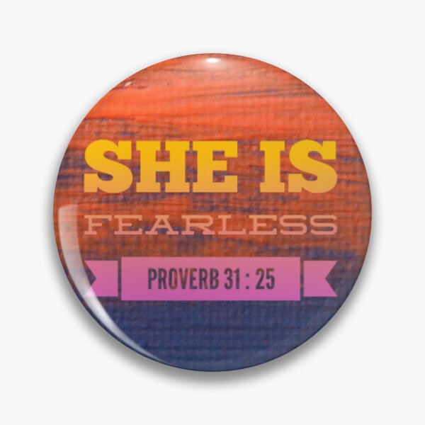 Item preview, She is fearless Proverb 31:25 designed and sold by Delicarte.