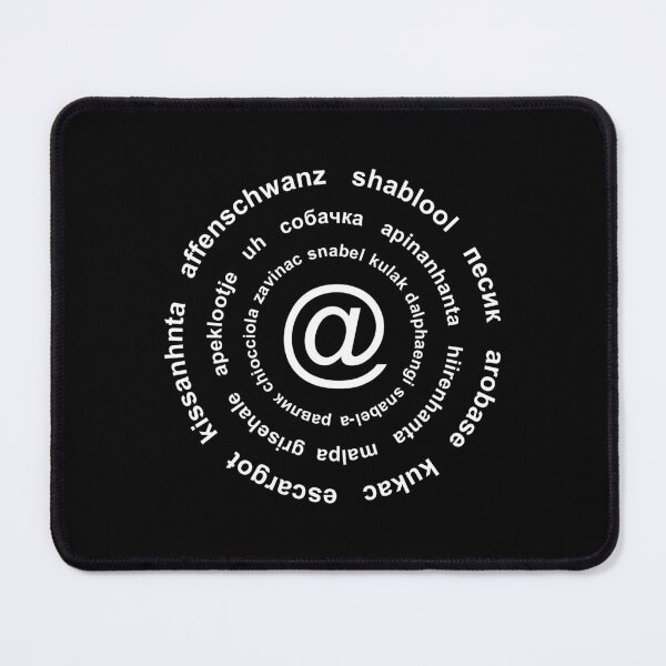 Item preview, The at sign, @ (white print) designed and sold by Aceofspace3000.