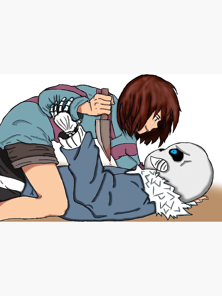 Frisk Y Sans Undertale Greeting Card By Mushizng Redbubble