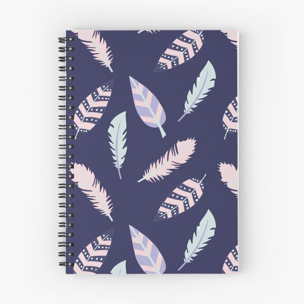 Item preview, Falling Feathers (Navy) designed and sold by HelenaRoberts1.