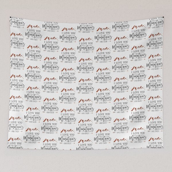 Item preview, I love you to the mountains and back   designed and sold by EzekiMicah.