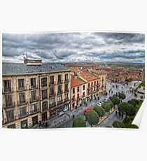 San Segundo street, Avila Poster