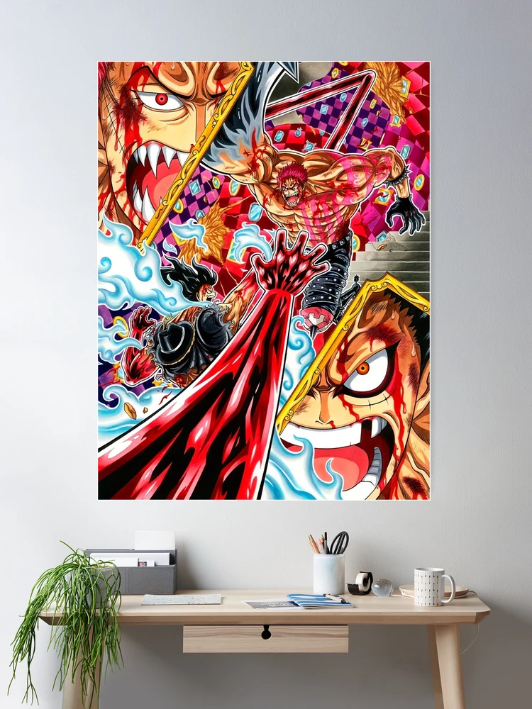 Katakuri vs Pirates Straw Hat Poster for Sale by dowdyjoanne