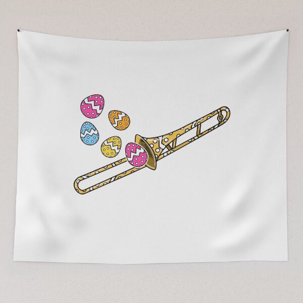 Item preview, Easter Trombone Trombonist Brass Musician designed and sold by doodlerob.