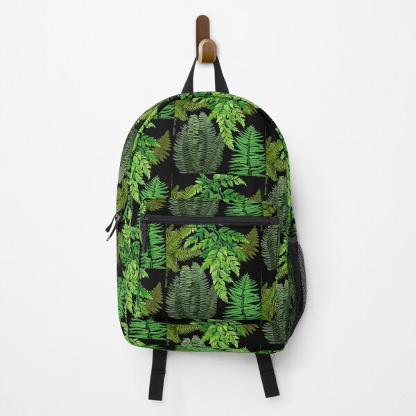Item preview, Varieties Of Green Ferns Pattern Digital Collage Design designed and sold by EarthArtDesigns.