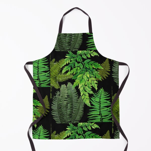 Item preview, Varieties Of Green Ferns Pattern Digital Collage Design designed and sold by EarthArtDesigns.