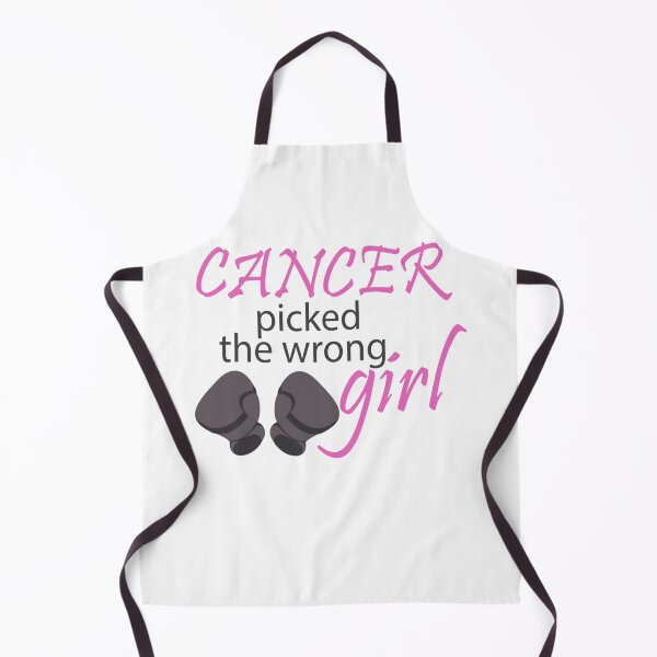Item preview, Cancer Awareness Cancer Picked the Wrong Girl Text Typography with Boxing Gloves designed and sold by WearWolfDesigns.