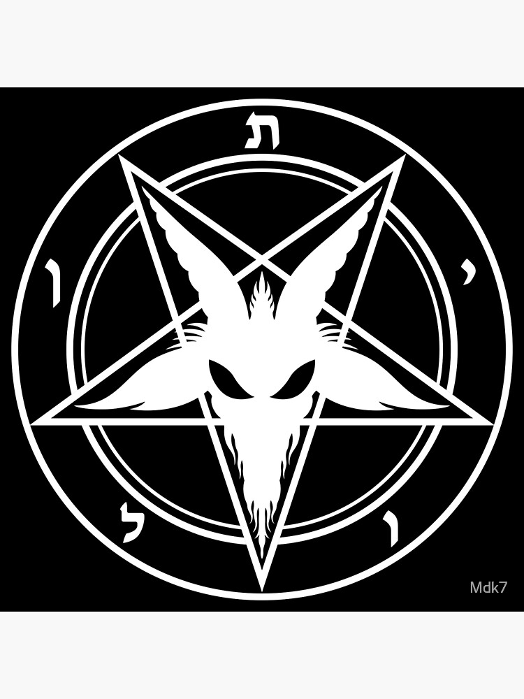 "Sigil Of Baphomet" Poster By Mdk7 | Redbubble