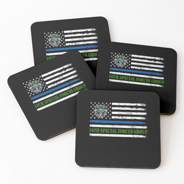 Item preview, US Army 10th Special Forces Group Vintage US Flag "De Oppresso Liber" US 10th SFG - Gift for Veterans Day 4th of July or Patriotic Memorial Day designed and sold by Celinay99.