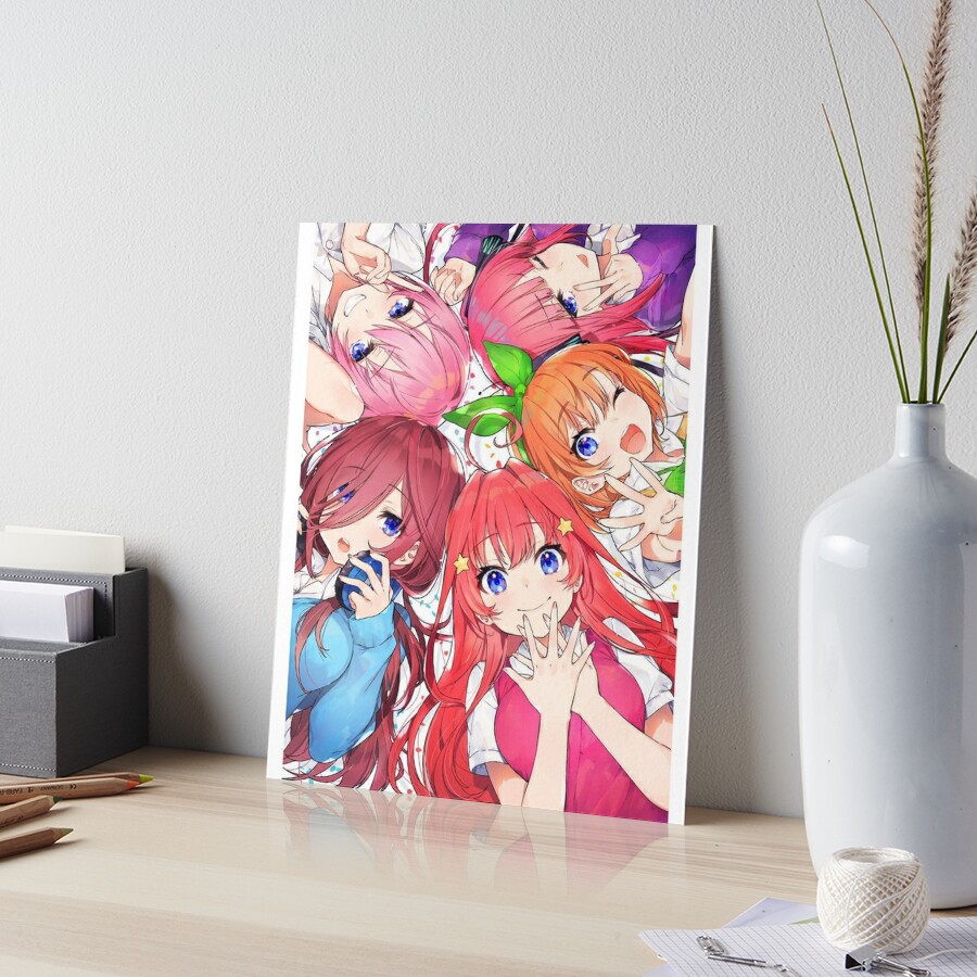 Cute Nino - 5 Toubun no Hanayome Art Board Print for Sale by Kami-Anime