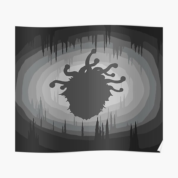 Beholder Silhouette Poster By Thorlakart Redbubble