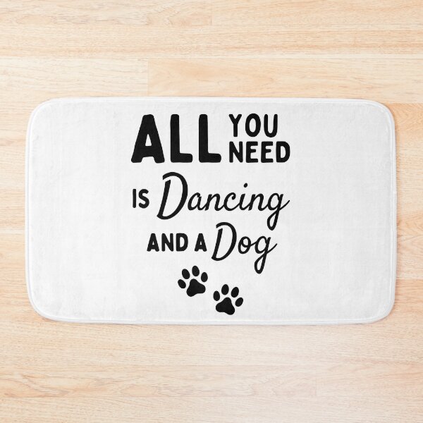 Item preview, All you need is dancing and a dog designed and sold by TheGreenGoat.