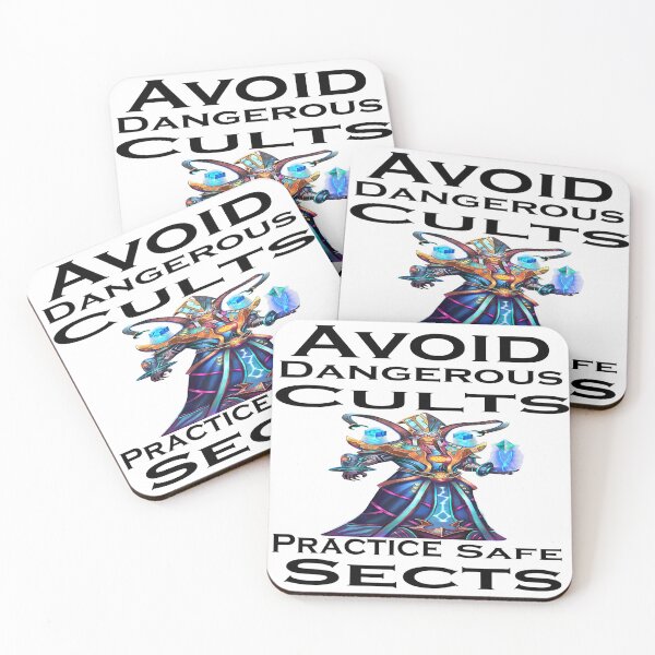 Item preview, Avoid Dangerous Cults - Practice Safe Sects designed and sold by davidmurtagh.