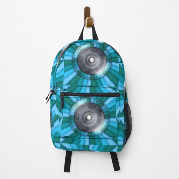 Item preview, Handpan design turquoise rays designed and sold by Milamara.