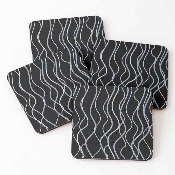 Item preview, Abstract wavy lines blue designed and sold by Ashlison.