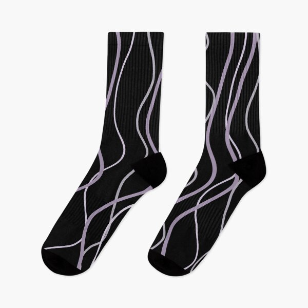 Item preview,  Abstract wavy lines purple designed and sold by Ashlison.
