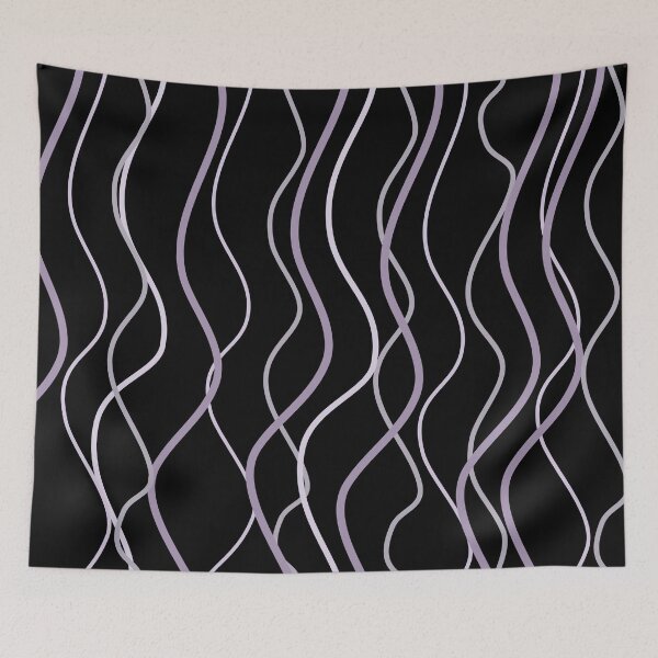Item preview,  Abstract wavy lines purple designed and sold by Ashlison.