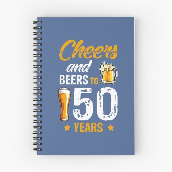 Item preview, Cheers & Beers To 50 Years 50th Birthday Bday Funny Cool designed and sold by raretshirtsuk.