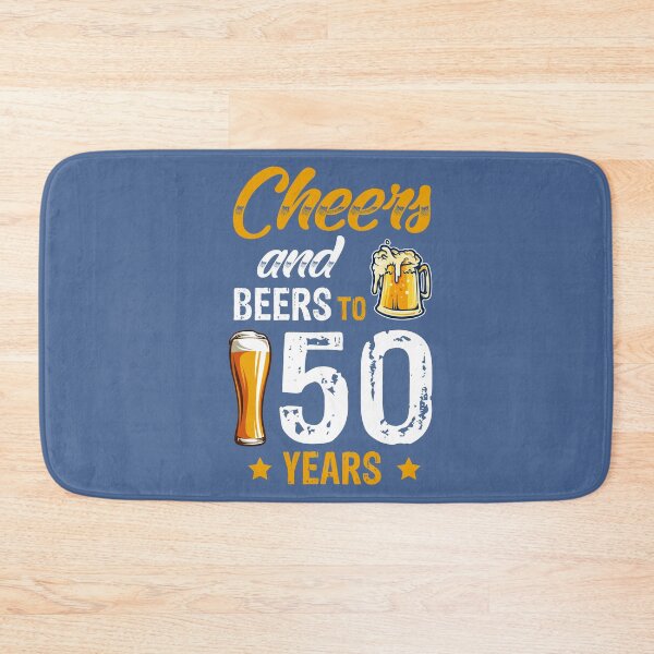 Item preview, Cheers & Beers To 50 Years 50th Birthday Bday Funny Cool designed and sold by raretshirtsuk.