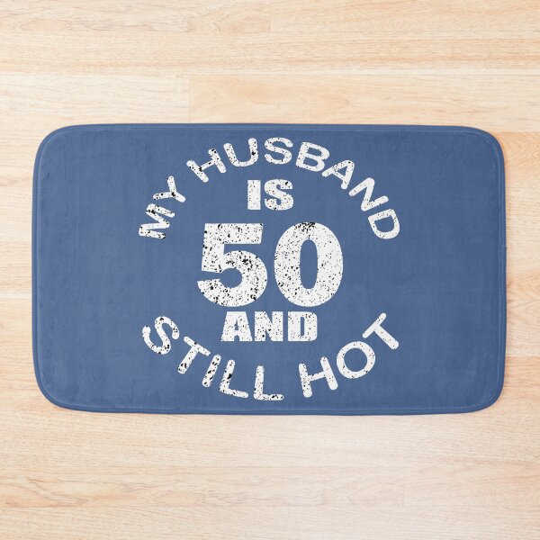Item preview, My Husband Is 50 & Still Hot Cool 50th Birthday Bday Funny designed and sold by raretshirtsuk.