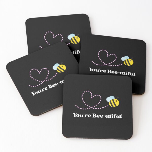 Item preview, You're Bee-utiful bee pun designed and sold by ray-designs-.