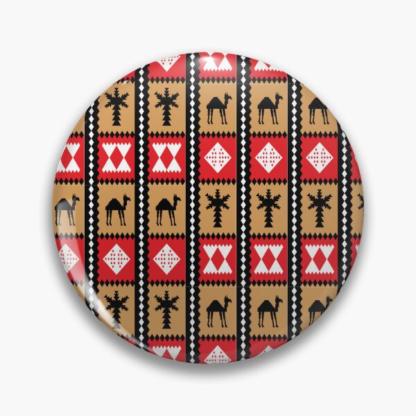 Item preview, Simplified Sadu Pattern Camel Tree Border designed and sold by Scopestor.