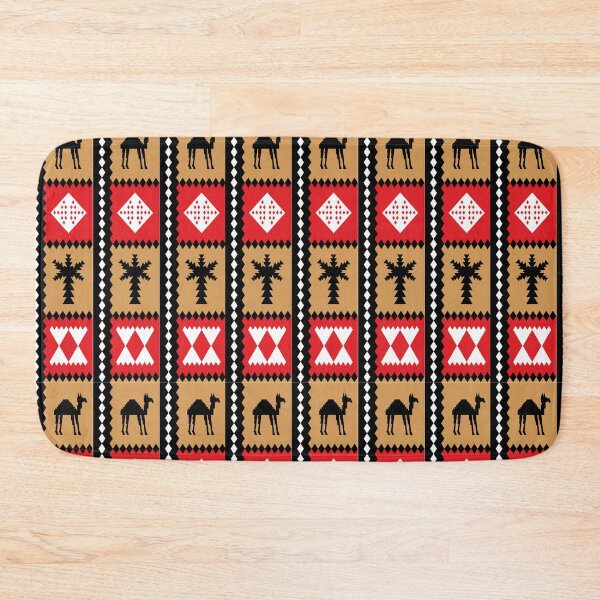 Item preview, Simplified Sadu Pattern Camel Tree Border designed and sold by Scopestor.