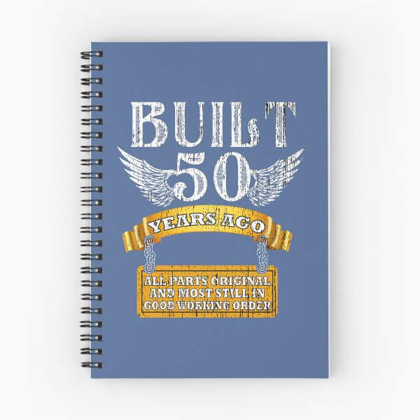 Item preview, Built 50 50th Birthday Bday Funny Vintage Funny Cool Wings designed and sold by raretshirtsuk.