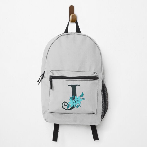 Item preview, Blue floral J monogram designed and sold by Coffee Lifestyle.