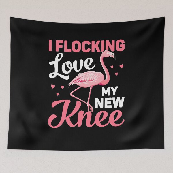 Item preview, I FLOCKING LOVE MY NEW KNEE designed and sold by simplife-art.