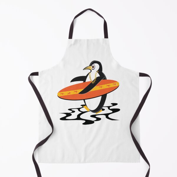 Item preview, Big splash surfing penguin designed and sold by DoorMatisyn.
