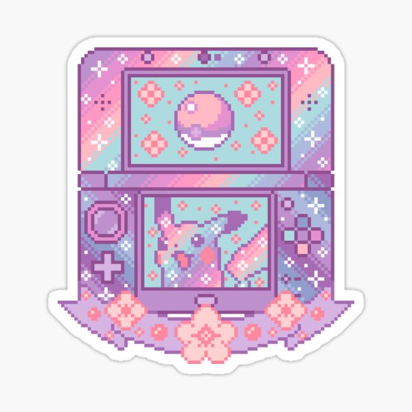 Item preview, Galaxy Handheld Pixel Art designed and sold by AlleenasPixels.