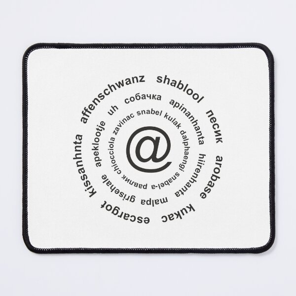 Item preview, The at sign, @ (black print) designed and sold by Aceofspace3000.