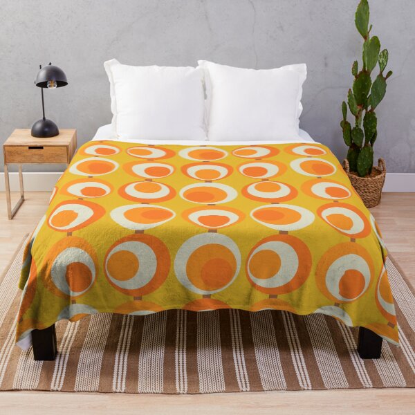 Item preview, Retro Orange Background, Geometric Circle Shape Seamless Pattern designed and sold by SidhuKeet1.