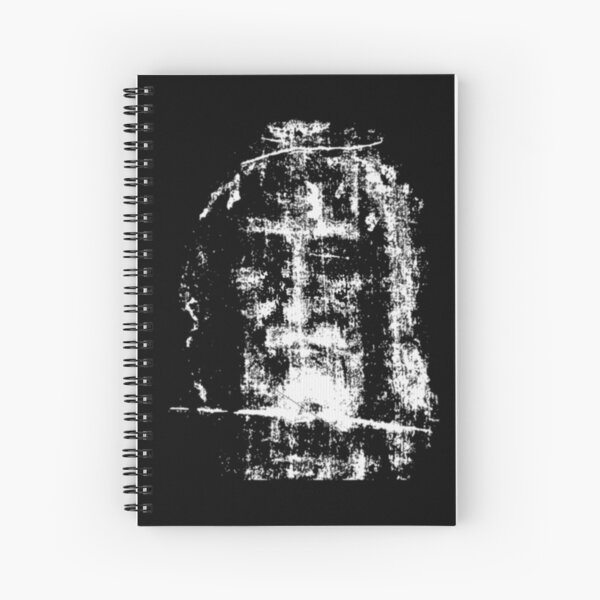 Shroud Of Turin Jesus Christ Face Holy Face Spiral Notebook By Admg Redbubble