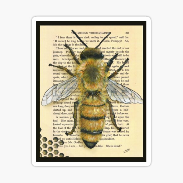 Item preview, Honeybee on Sherlock Holmes Page designed and sold by CumberCurlyGirl.