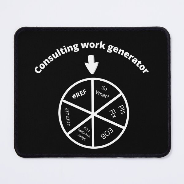 Item preview, Consultant funny work generator designed and sold by ArtsySue.