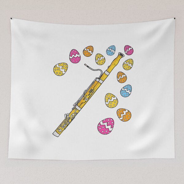 Item preview, Easter Bassoon Bassoonist Woodwind Musician designed and sold by doodlerob.