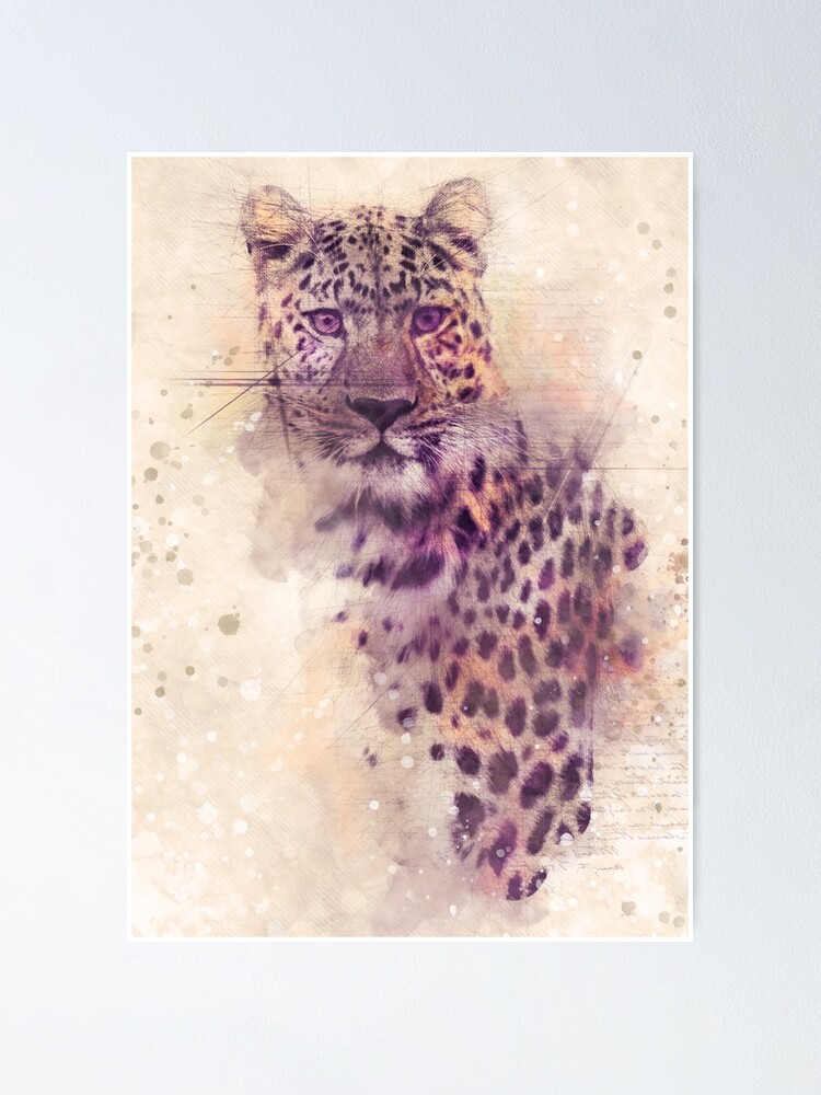 Gepard Art Poster By Jbjart Redbubble