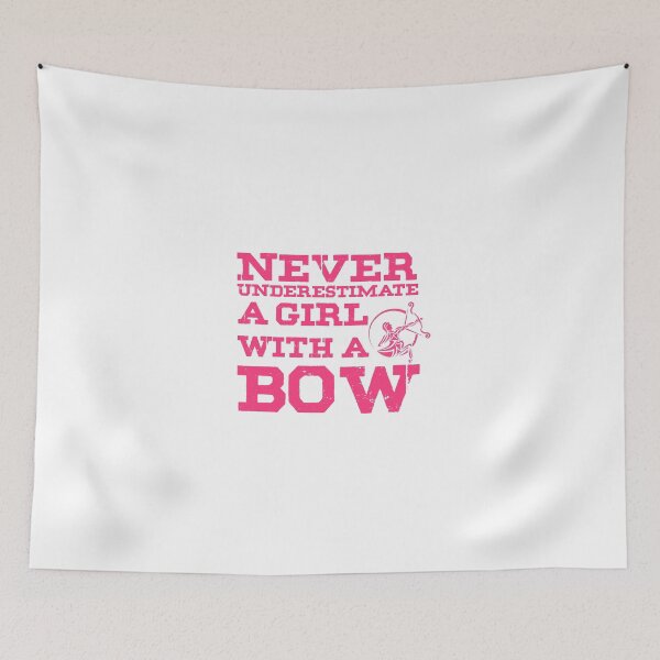 Item preview, never underestimate a girl with a bow designed and sold by Anwar Lamimiche.