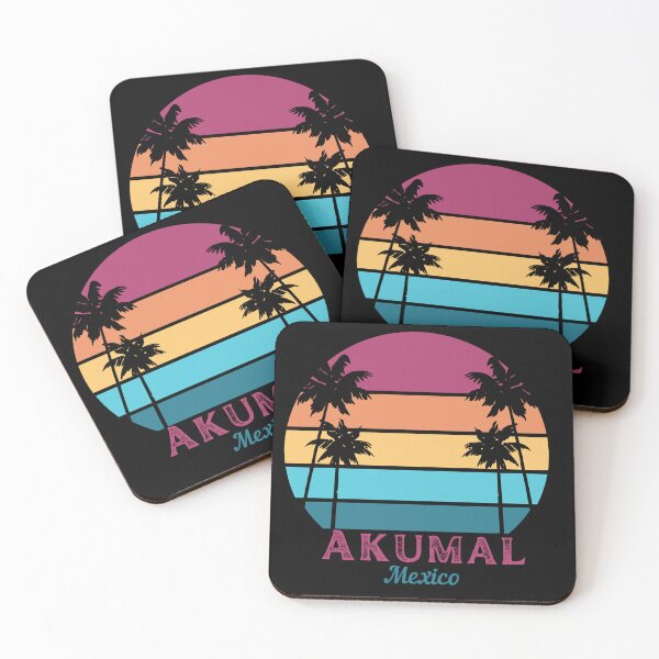 Item preview, Akumal Mexico, Akumal Vintage Sunset, Mexican Sunrise, Beach Lifestyle, Ocean Waves,Tropical Vacation designed and sold by Sun Sand & Sea Art.