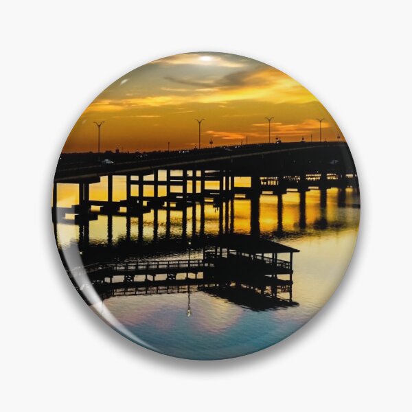 Item preview, Ormond Beach Bridge Florida Reflections at Sunset designed and sold by nbrandsberg.
