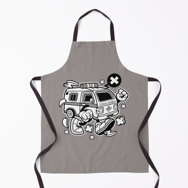 Aperçu de l'œuvre Ambulance de dessin animé créée et vendue par CartoonTshirtD.
