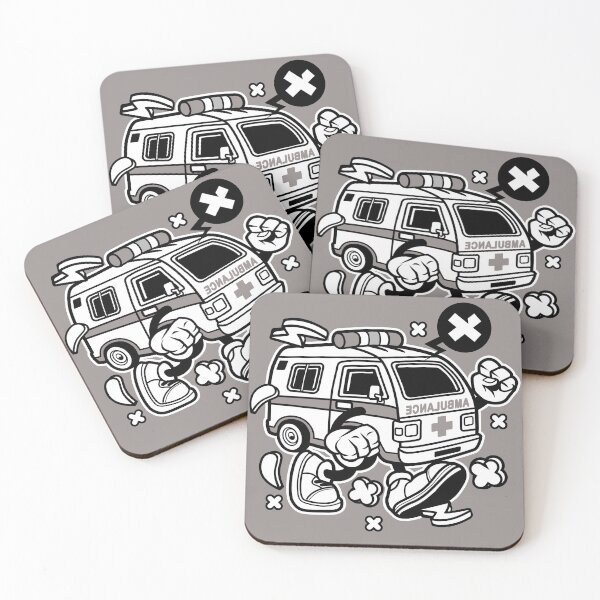 Item preview, Cartoon Ambulance designed and sold by CartoonTshirtD.