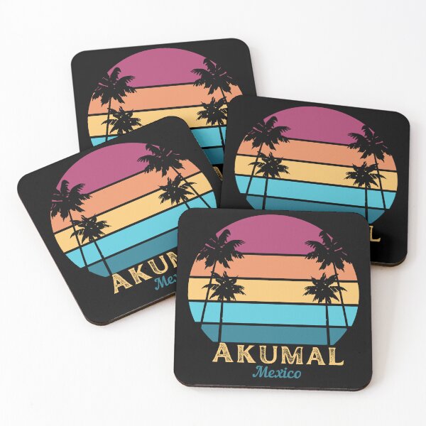 Item preview, Akumal Mexico, Akumal Vintage Sunset, Mexican Sunrise, Beach Lifestyle, Ocean Waves,Tropical Vacation designed and sold by Sun Sand & Sea Art.